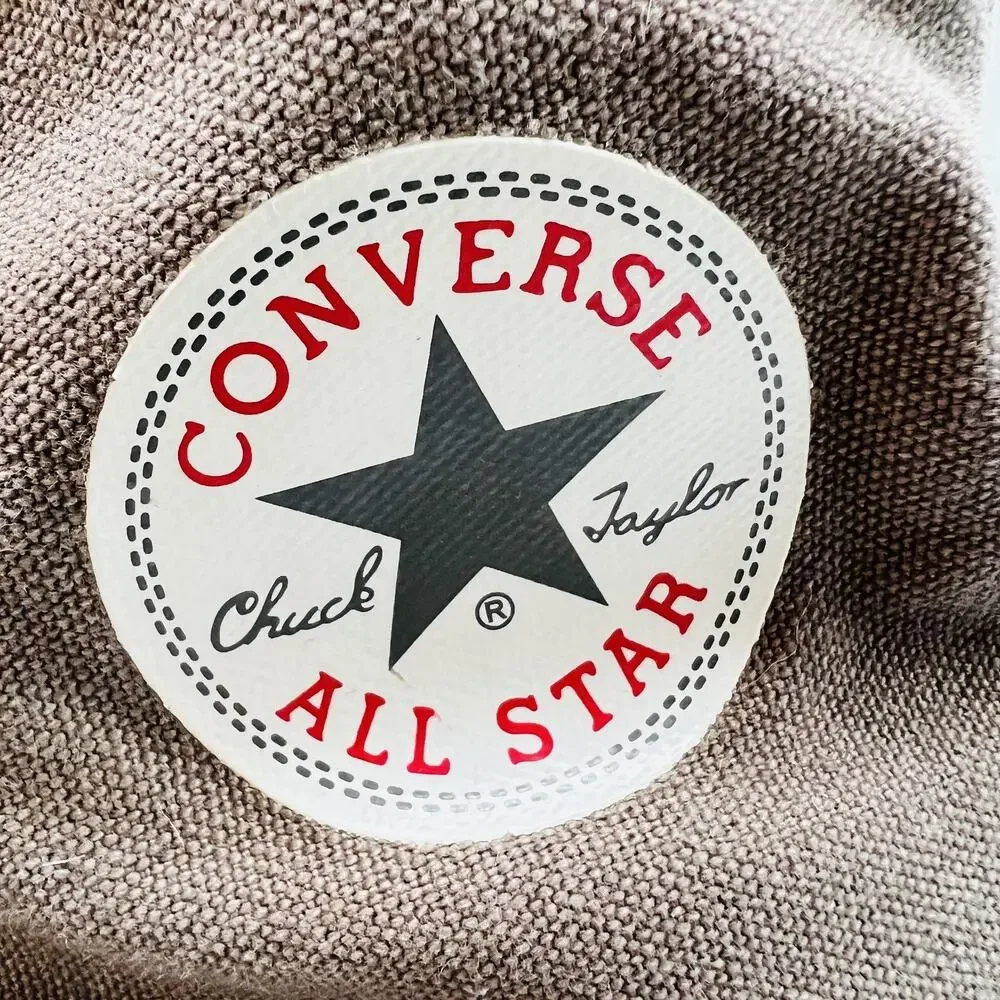 Converse Shoes Mens 12 Brown Canvas Chuck Taylor All Star High Top Sneakers